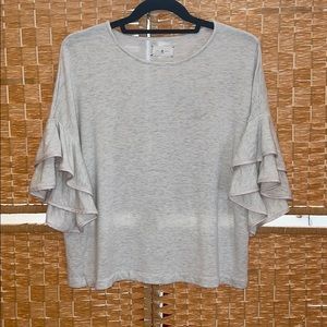 Lou & Grey Ruffle sleeve top